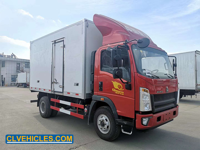 HOWO 5ton refrigerated truck