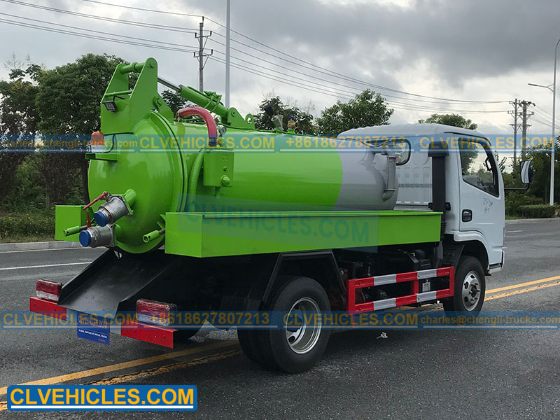 sewage tank truck