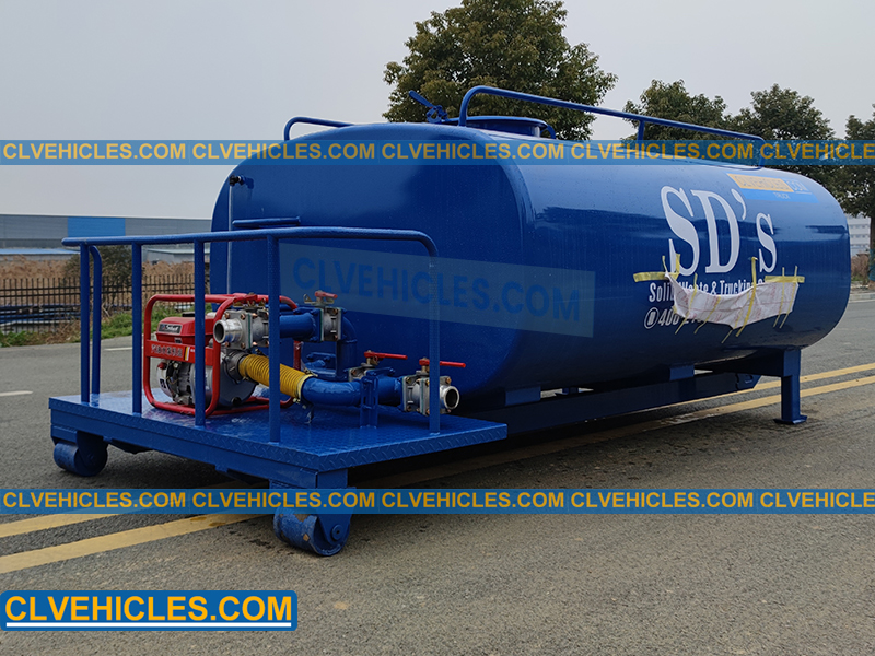 5CBM Unloadable Water Tank Truck 