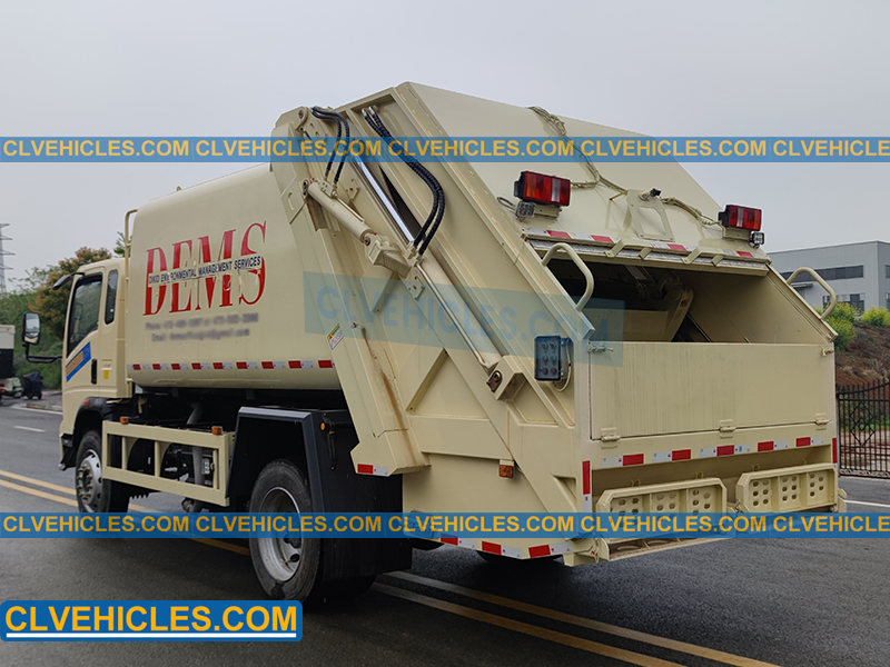 8CBM Compressed Garbage Truck