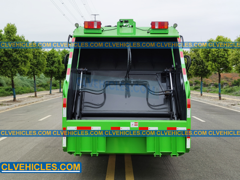 compressed garbage truck