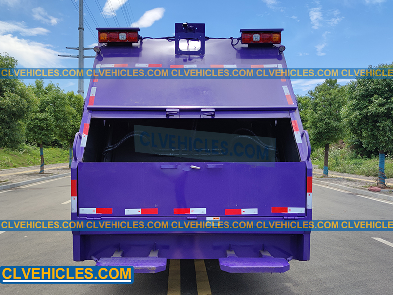 SHACMAN rear loader garbage truck