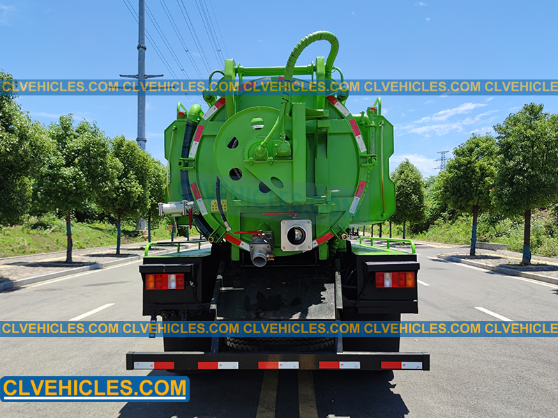 8CBM Sewage Vacuum Truck