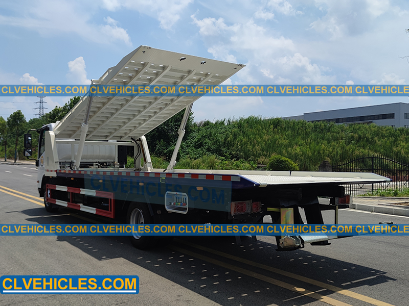 double deck wrecker tow truck