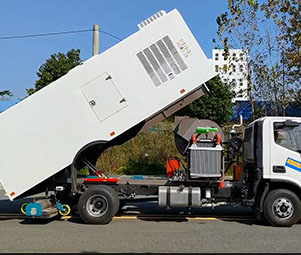 Подметально-уборочная машина FOTON 4x2 141 л.с. 7500 л