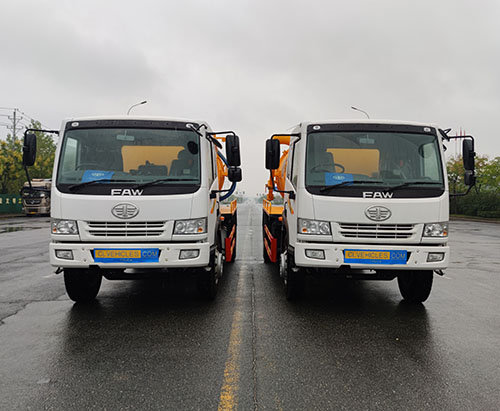 Две единицы илососных машин FAW RHD 10CBM отправлены в Кению