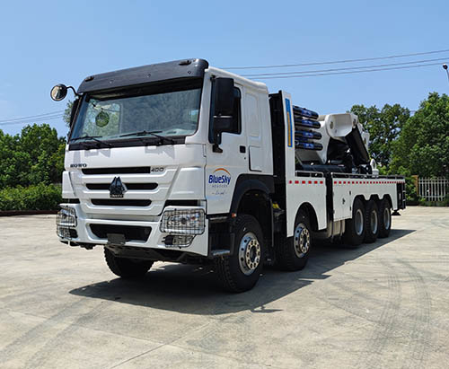 One Unit of HOWO 10X4 LHD 100ton Heavy Duty Crane Truck Ship to Senegal