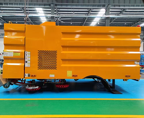 One Unit of Superstructure for Road Sweeper Truck Ship to Thailand